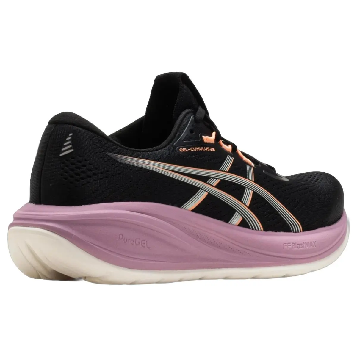 Asics shoes - Gel Cumulus 28 - Gel Cumulus - 1012B916004 - Black/Taro Purple 11