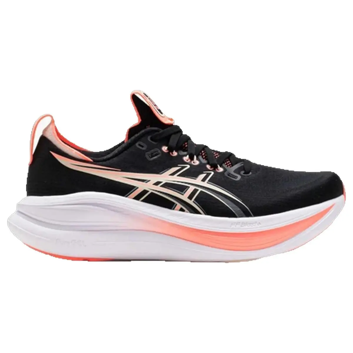 Asics shoes - Gel Nimbus 28 - Gel Nimbus - 1012B899003 - Black/Pearl PInk 6