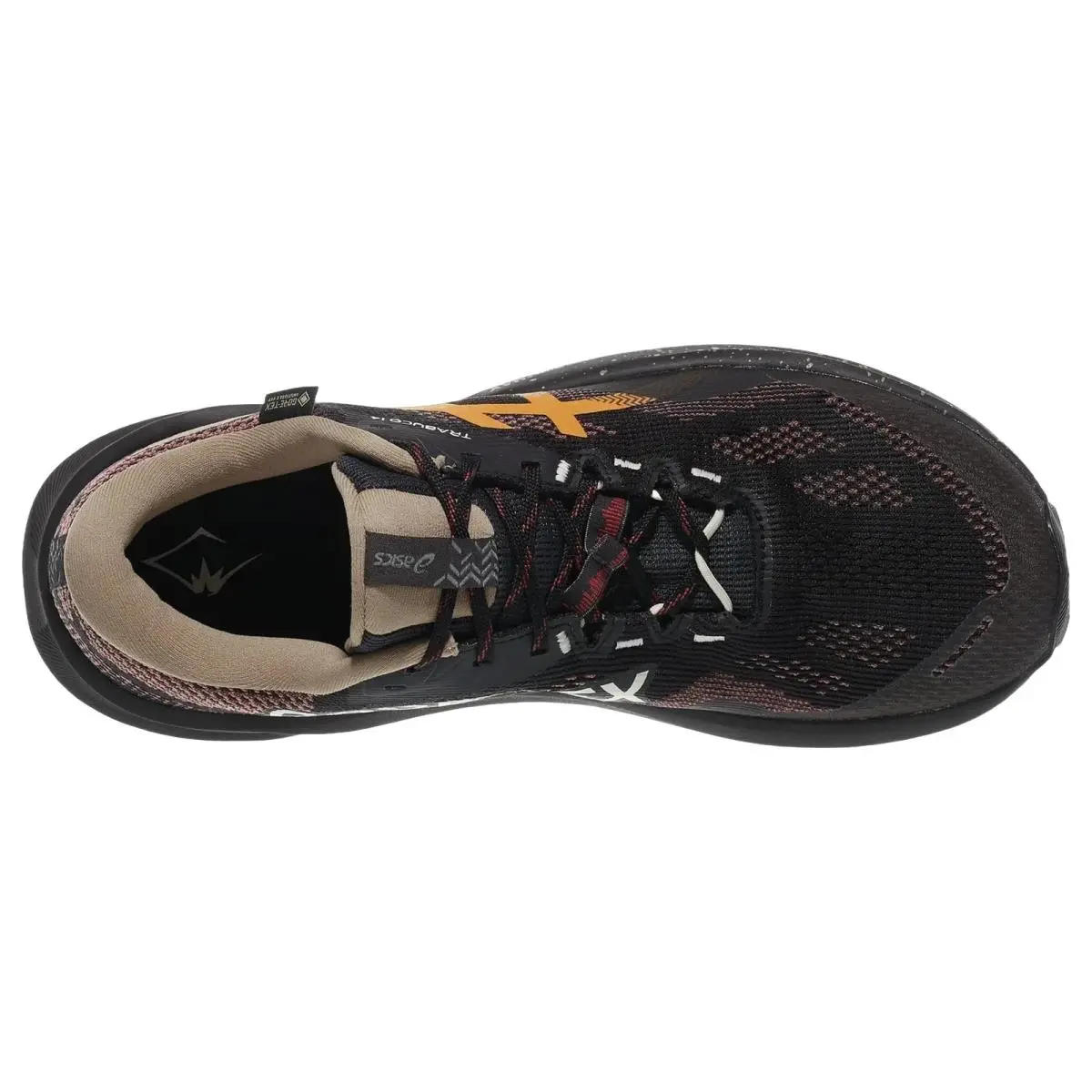Asics shoes - Trabuco 14 Gtx - Trabuco Gtx - 1011C165003 - Black/Brisket Red 8