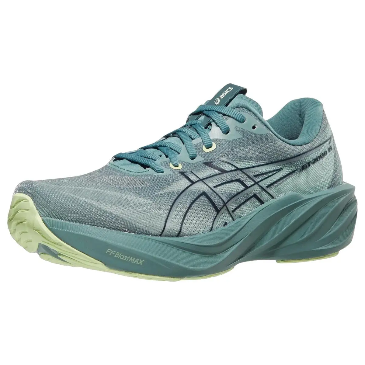 Asics shoes - ASICS GT 2000 15 Wide - 1011C235402 - Foggy Teal/Ill Yellow 6