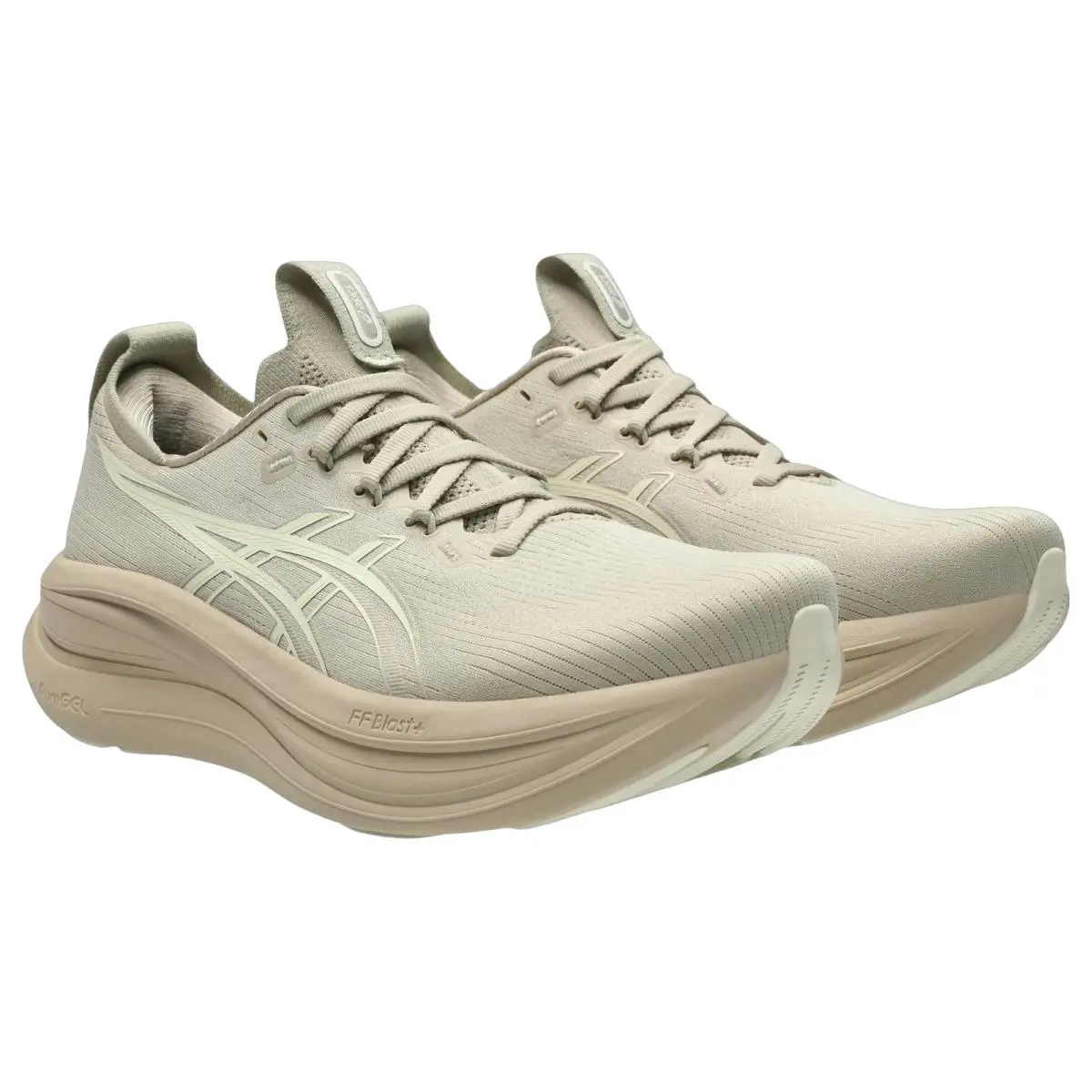 Asics shoes - Gel Nimbus 28 - Gel Nimbus - 1011C127021 - Feather Grey/Cream 4