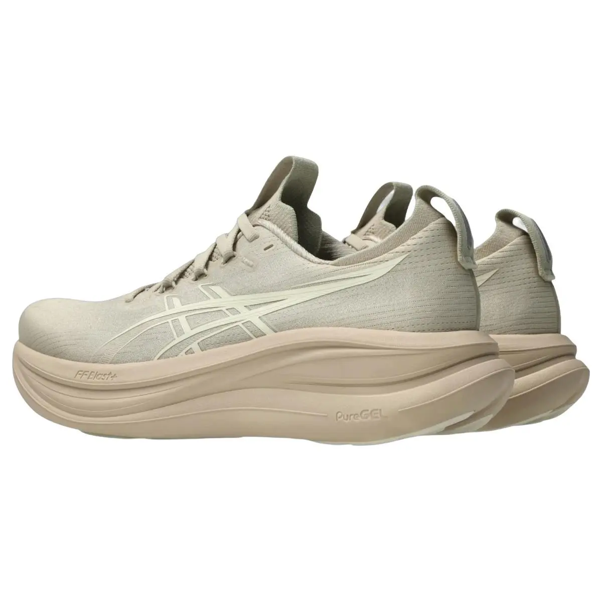 Asics shoes - Gel Nimbus 28 - Gel Nimbus - 1011C127021 - Feather Grey/Cream 13