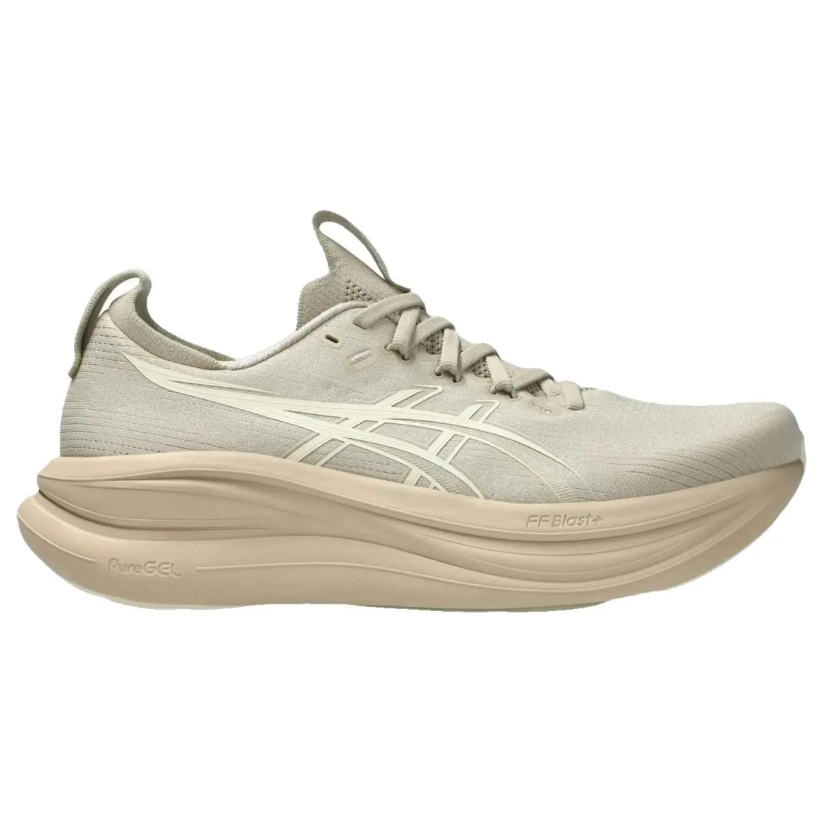 Asics shoes - Gel Nimbus 28 - Gel Nimbus - 1011C127021 - Feather Grey/Cream 7