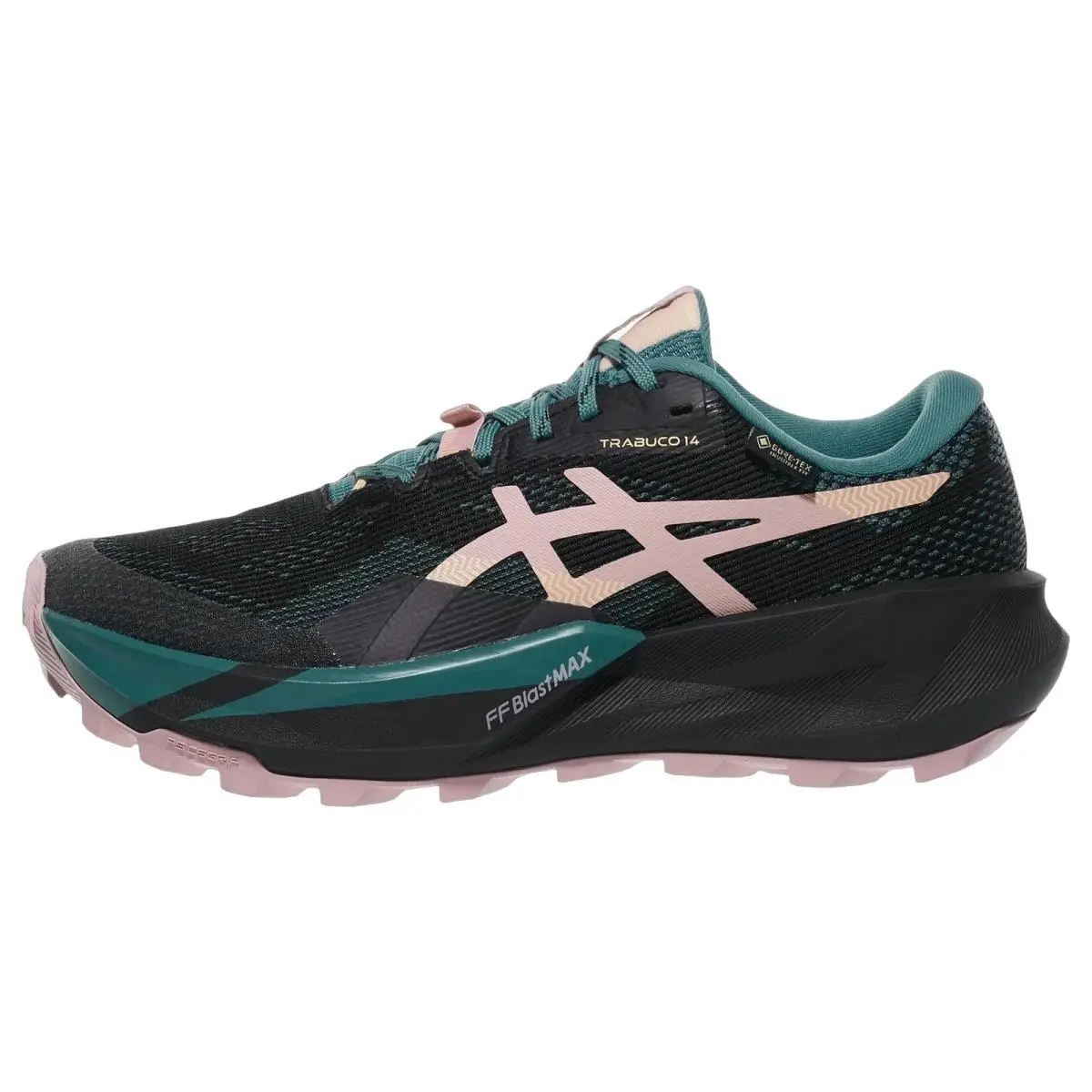 Asics Trabuco 14 Gtx Black Morganite Womens Size 7-10.5 Low Top