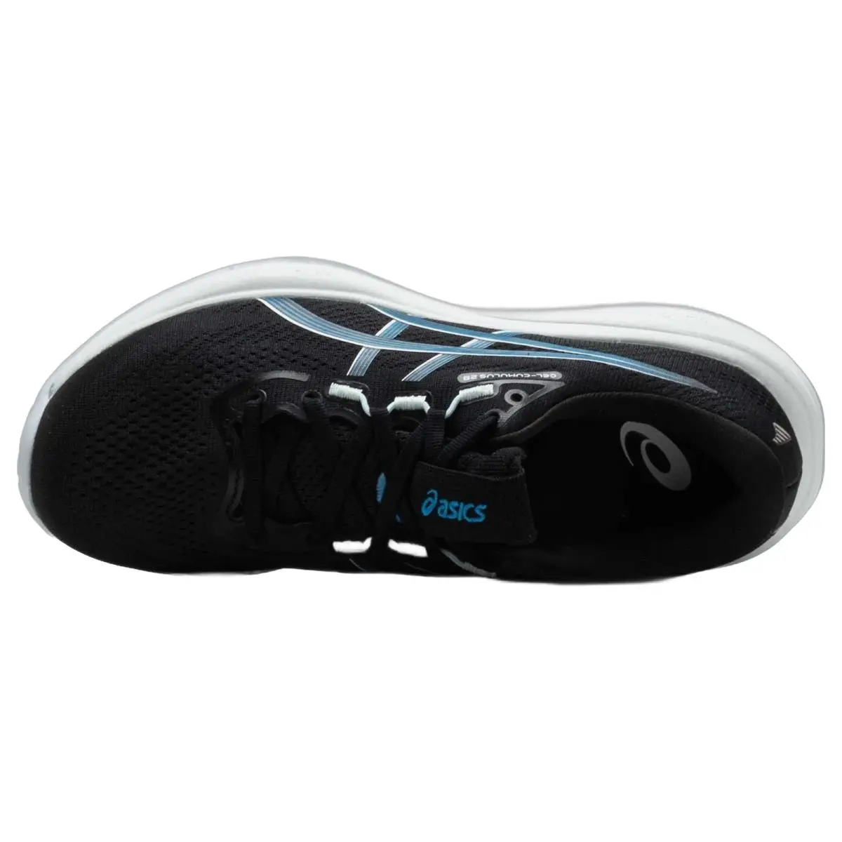 Asics shoes - Gel Cumulus 28 - Gel Cumulus - 1012B916001 - Black/Aegean Blue 8