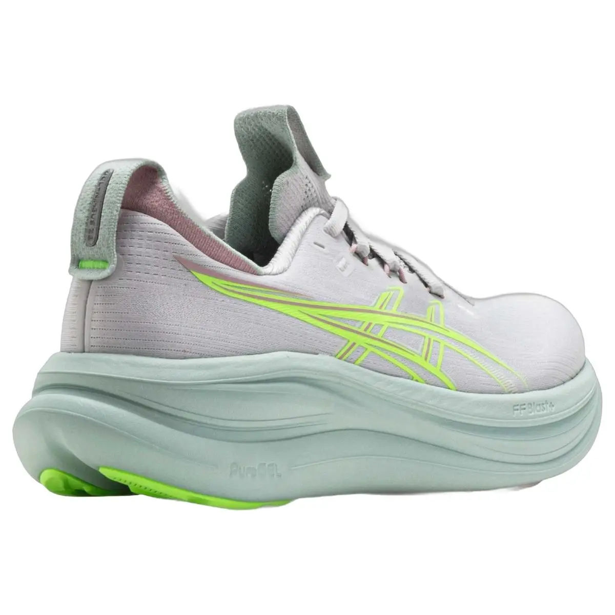 Asics shoes - Gel Nimbus 28 - Gel Nimbus - 1012B899020 - Cloud Grey/Ill Green 4