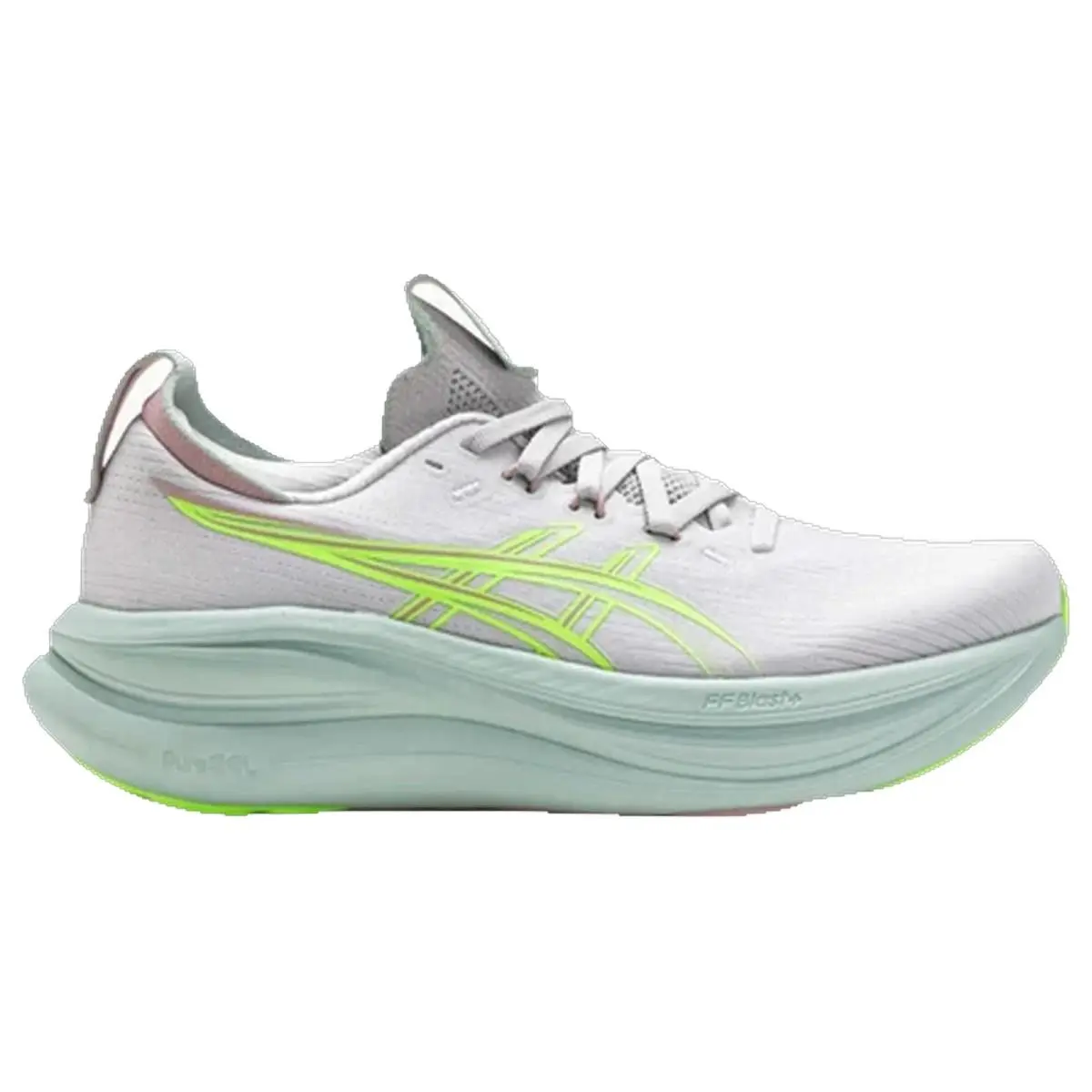 Asics shoes - Gel Nimbus 28 - Gel Nimbus - 1012B899020 - Cloud Grey/Ill Green 6