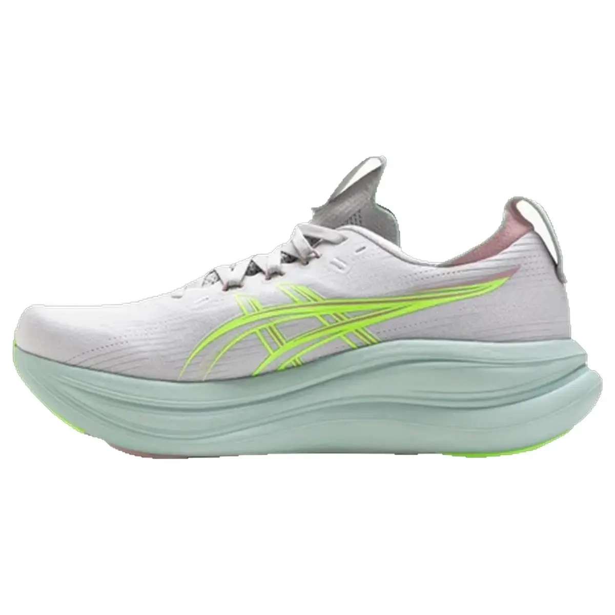 Asics shoes - Gel Nimbus 28 - Gel Nimbus - 1012B899020 - Cloud Grey/Ill Green 7
