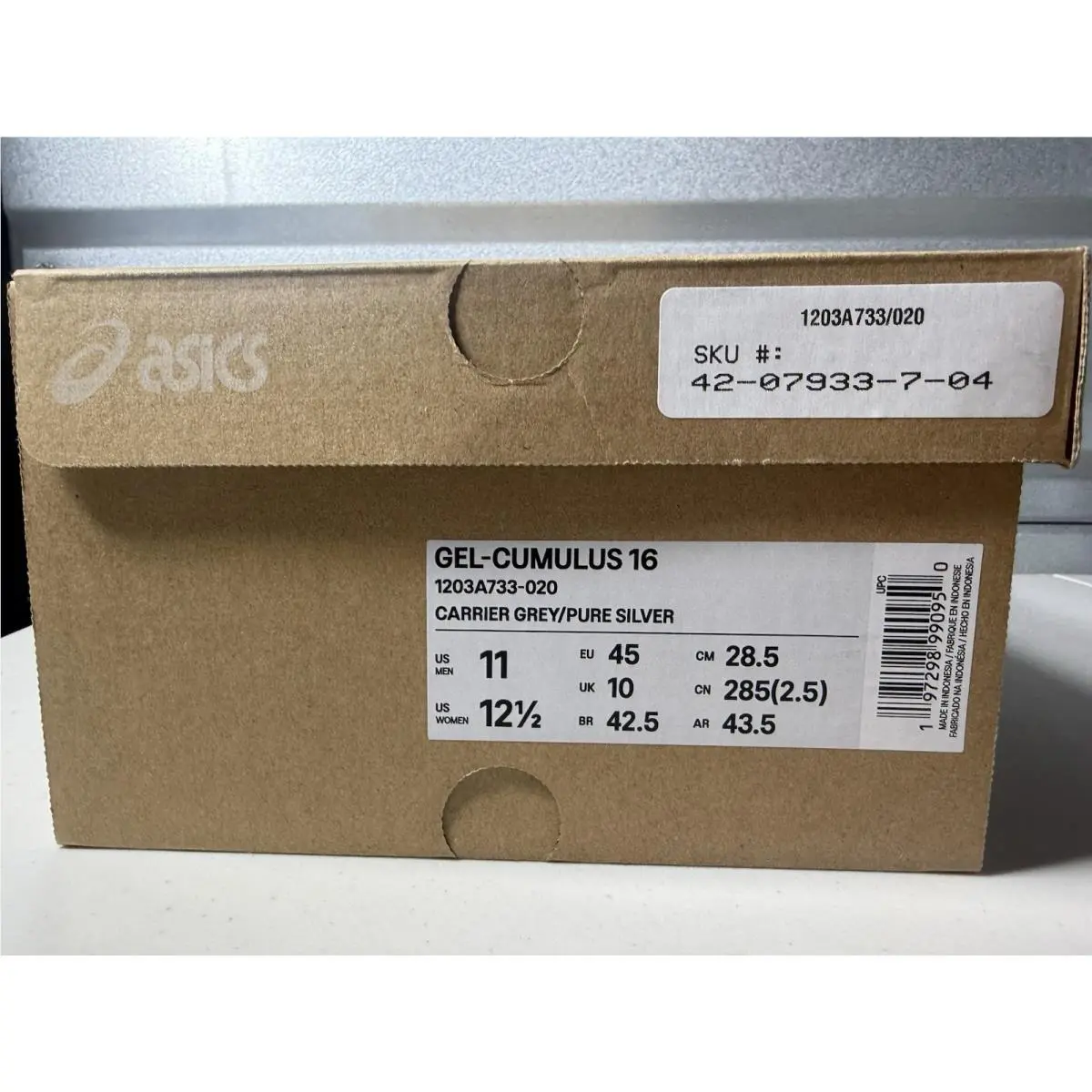 Asics shoes - ASICS GEL-Cumulus 16 - 1203A733-020 - Gray 6