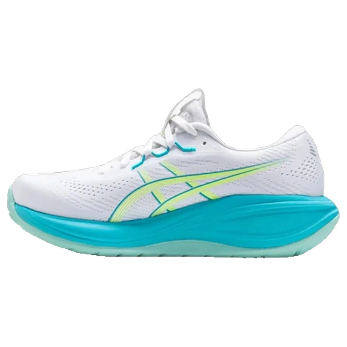 Asics shoes - Gel Cumulus 28 - Gel Cumulus - 1012B916102 - White/Energy Aqua 0