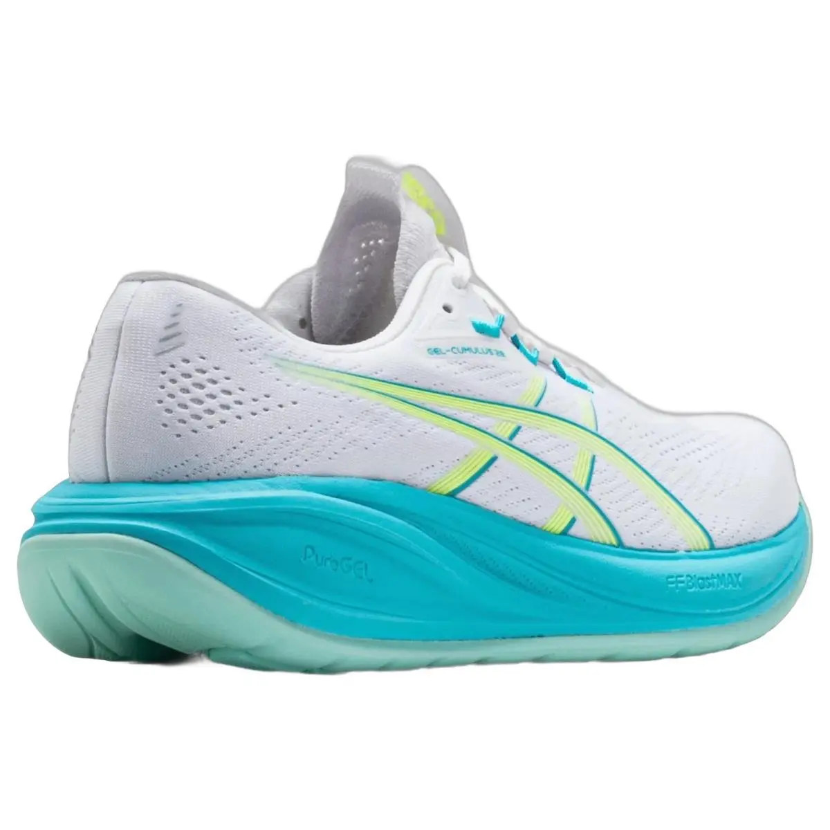 Asics shoes - Gel Cumulus 28 - Gel Cumulus - 1012B916102 - White/Energy Aqua 11
