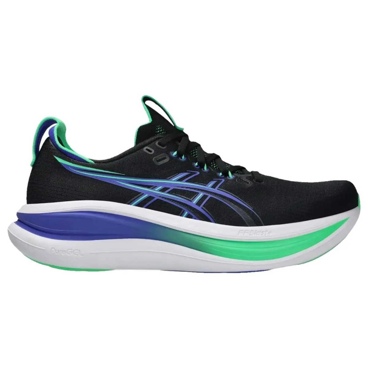 Asics shoes - Gel Nimbus 28 - Gel Nimbus - 1011C127003 - Black/Cobalt Burst 7