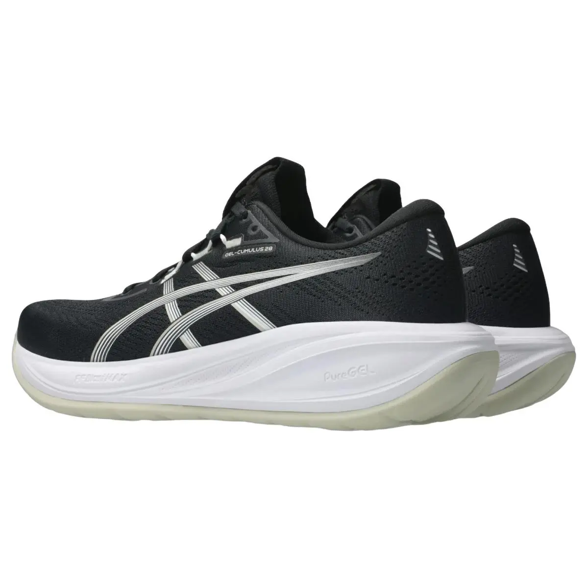 Asics shoes - Gel Cumulus 28 - Gel Cumulus - 1012B916002 - Black/White 13