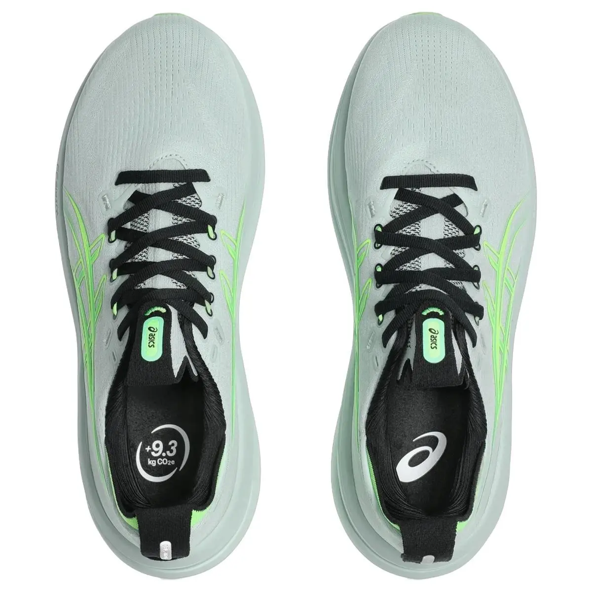 Asics shoes - ASICS Gel Nimbus 28 Wide - 1011C127400 - Cold Moss/Illuminate Green 8