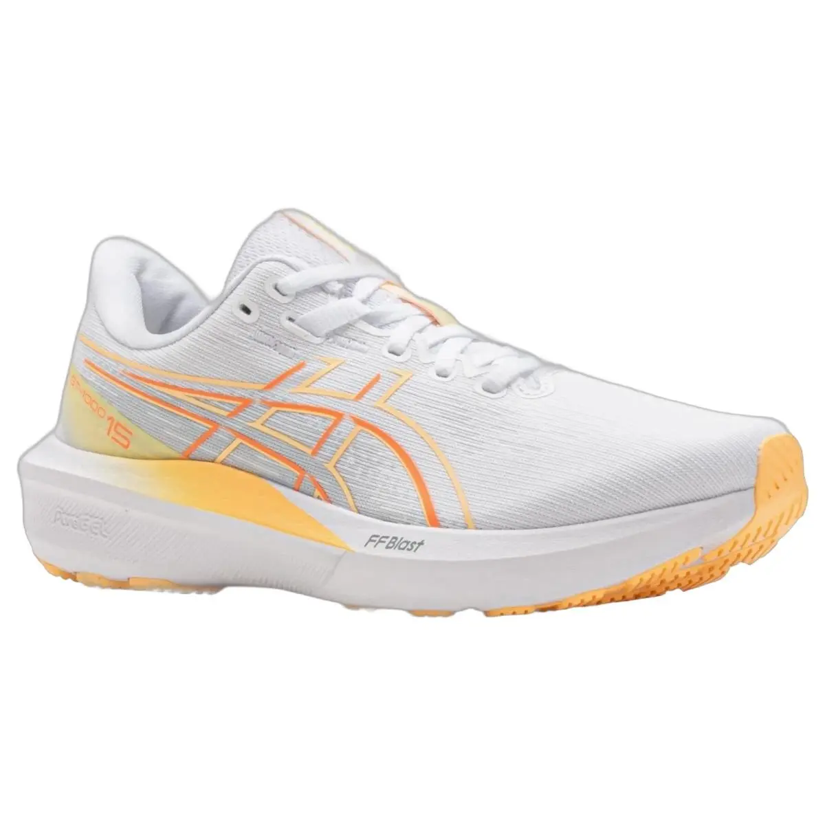 Asics shoes - Gt 1000 15 - 1012B994100 - White/Vivid Coral 3