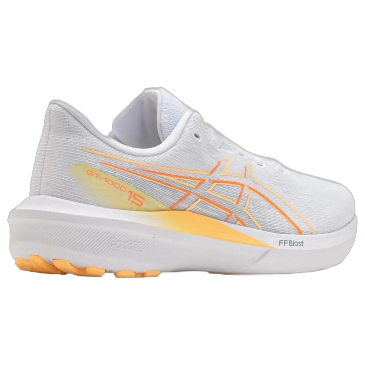 Asics shoes - Gt 1000 15 - 1012B994100 - White/Vivid Coral 4
