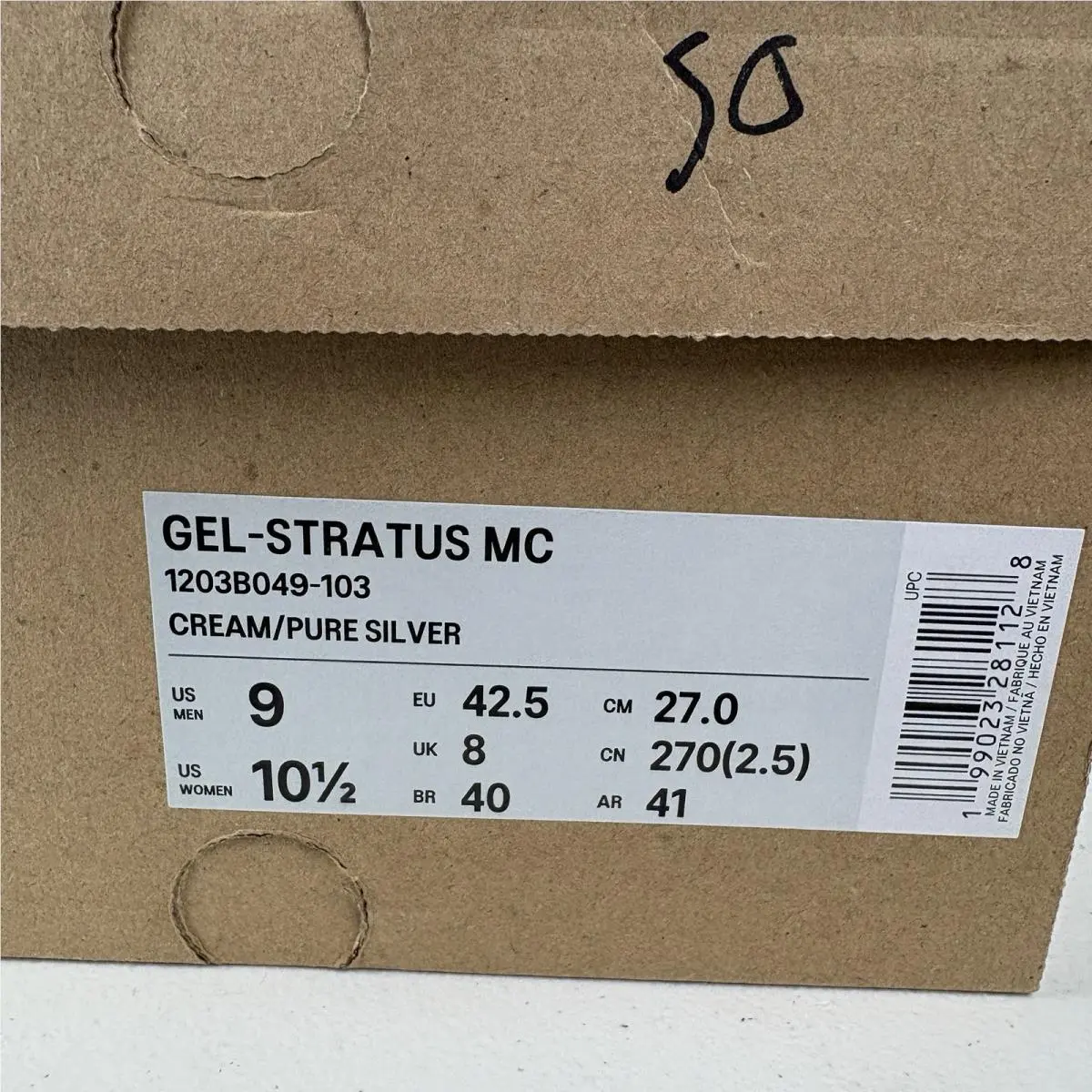 Asics shoes - ASICS GEL-Stratus - 1203B049-103 - Ivory 6