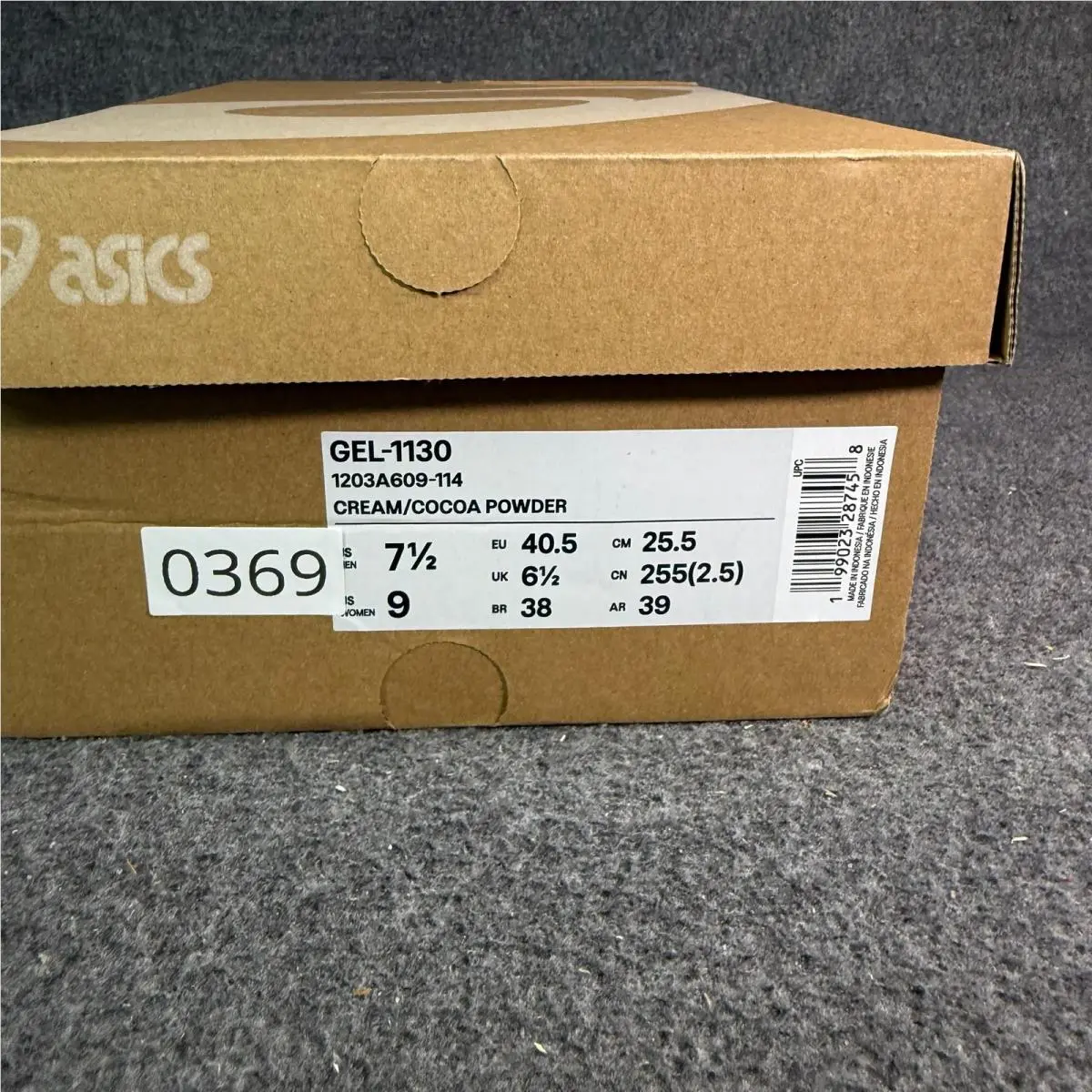 Asics shoes - ASICS GEL-1130 Cream/Cocoa Powder - Powder - 1203A609-114 - Beige 7