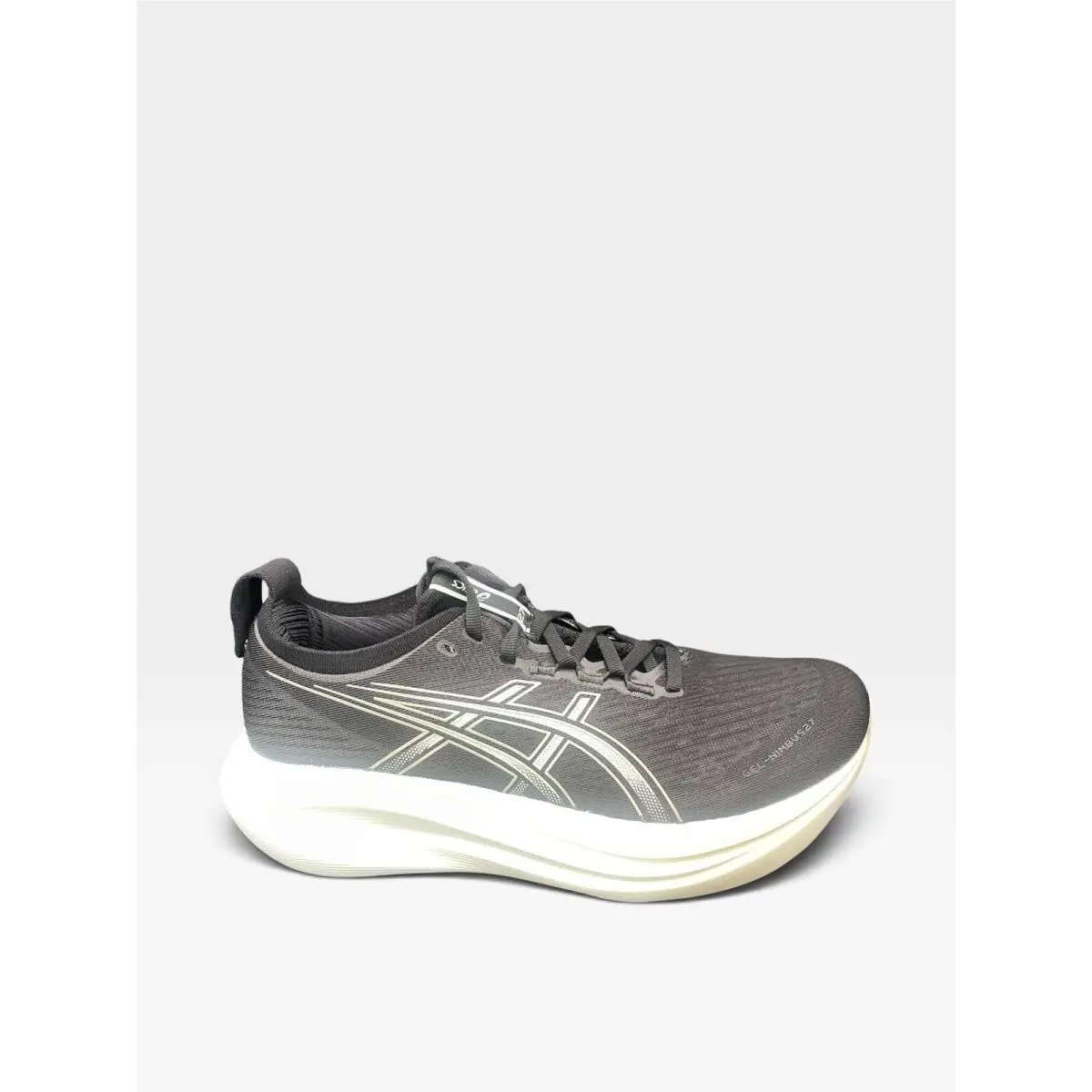 Men Running Sneaker 1011B958 002 Gel Nimbus 27 Black Lake Grey Size 8.5 M by Asics