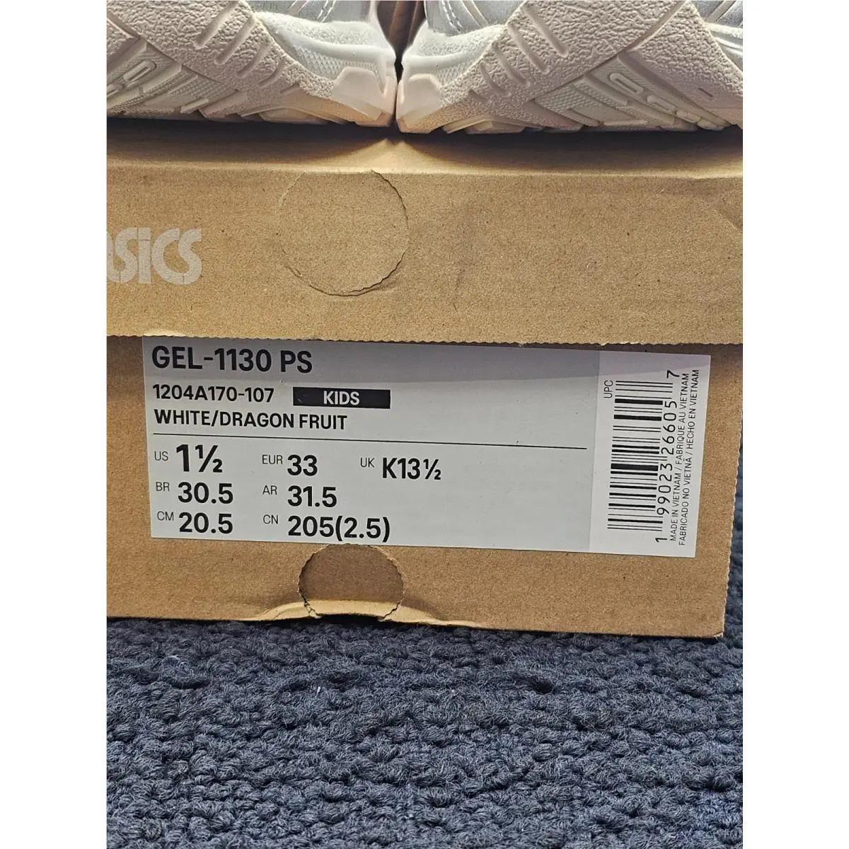 Asics shoes - ASICS Gel-1130 - 1204A170-107 - White Dragon Fruit (UPC: 199023266057) 5
