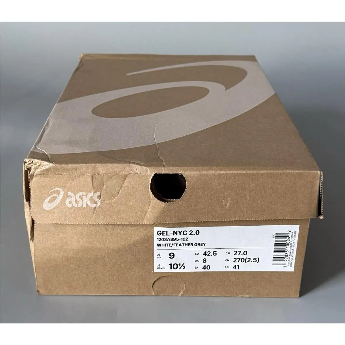 Asics shoes - ASICS Gel-NYC - White Feather Grey (UPC: 0199023100863) 8