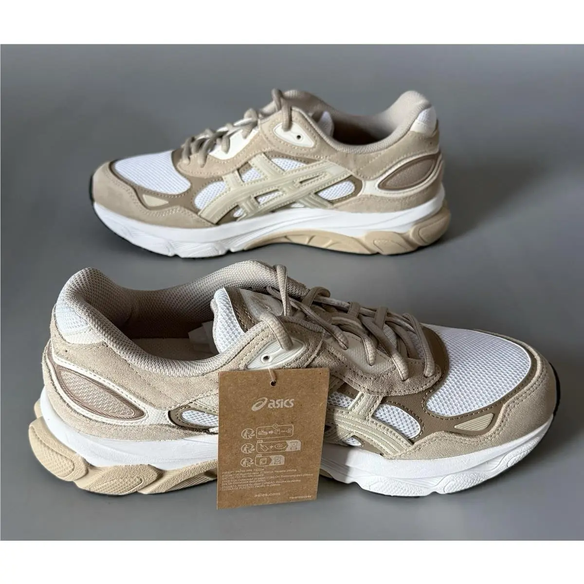 Asics shoes - ASICS Gel-NYC - White Feather Grey (UPC: 0199023100863) 1