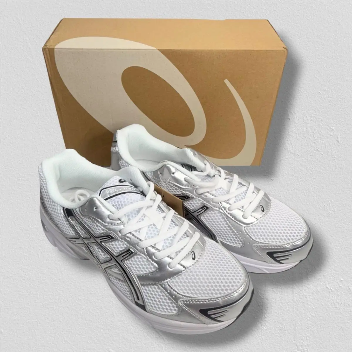 Asics shoes - ASICS Gel 1130 - Gel - 1201B020-100 - White / Pure Silver, Manufacturer: White/Black (UPC: 4550457455787) 6