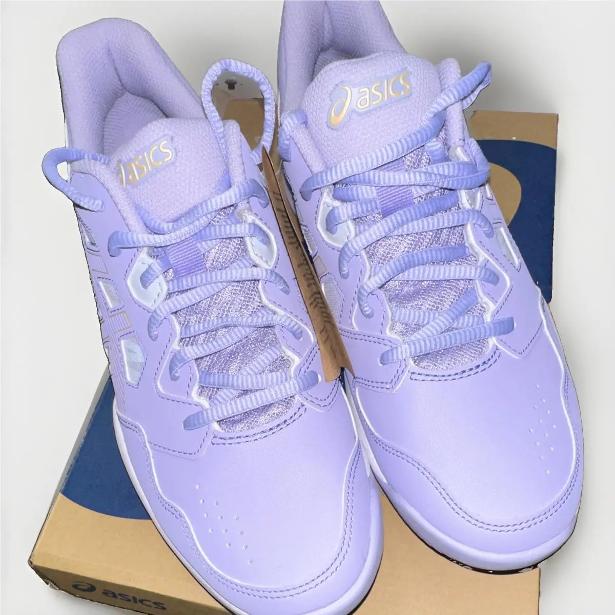 Asics Gel-renma Vapor Champagne Women`s 9.5 Court Pickleball Shoes 1072A073-500