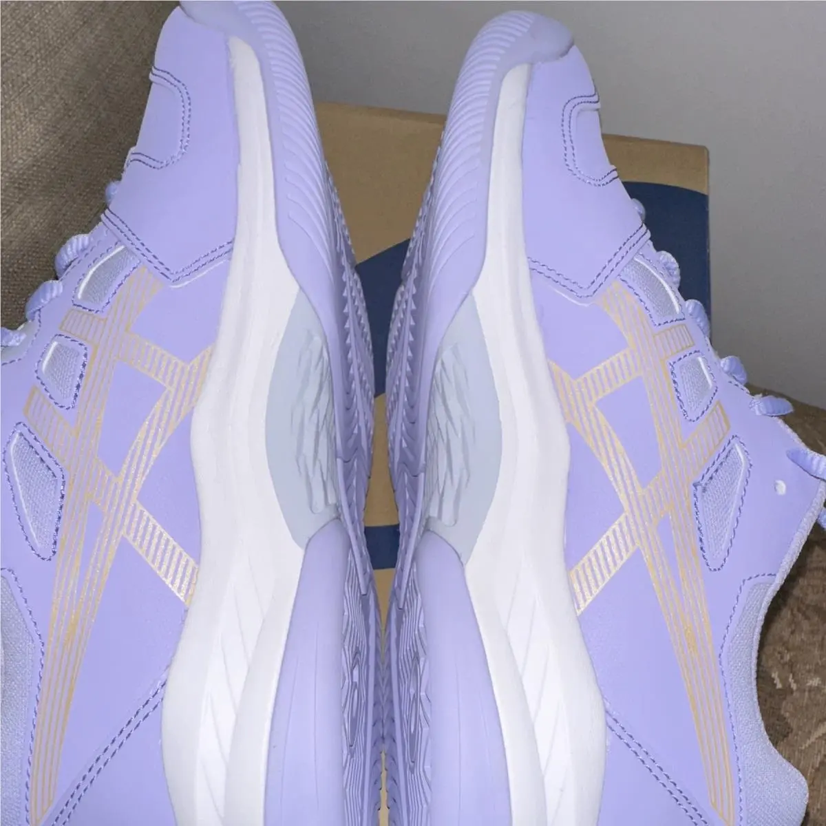 Asics shoes - ASICS GEL-RENMA - 1072A073-500 - Purple, Gold, White 12