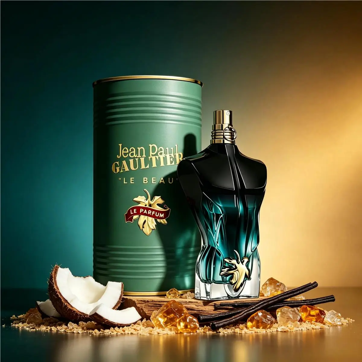 Le Beau Le Parfum Intense Men Coconut Tonka Sandalwood Gift by Jean Paul Gaultier