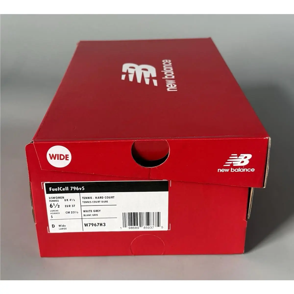 New Balance shoes - New Balance 796 - W7967H3 - White Grey (UPC: 0198689859375) 7