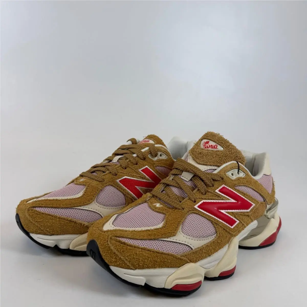 New Balance 9060 Great Plains True Red Tan U9060GEA Mens Size 9 Sneakers