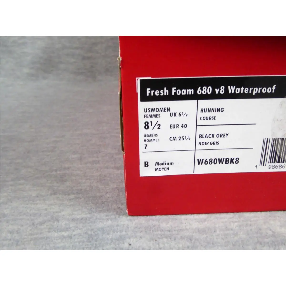 New Balance shoes - New Balance Fresh Foam 680 V8 - Black 9