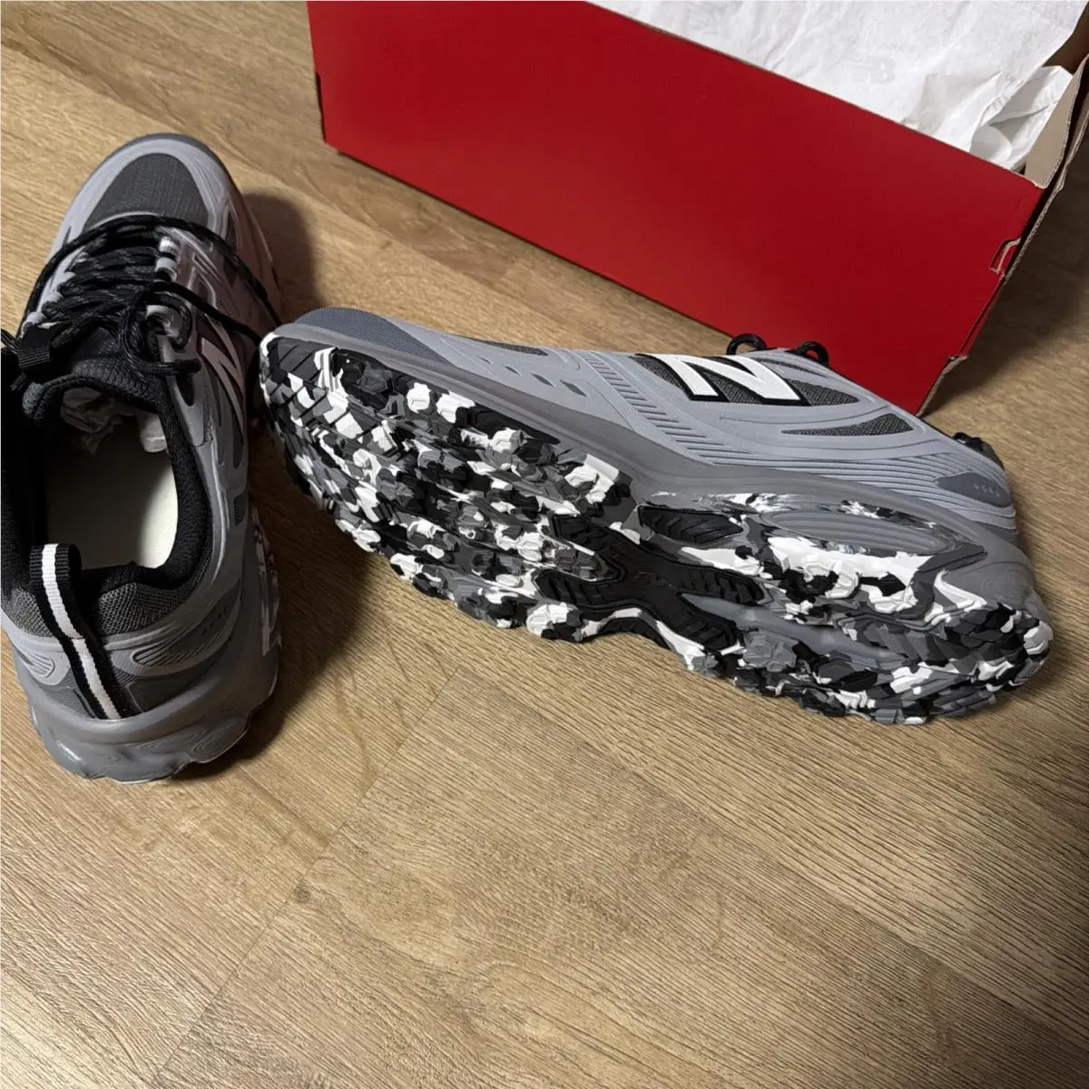 New Balance shoes - New Balance 410 - Grey/Camo (UPC: 0199063696098) 5