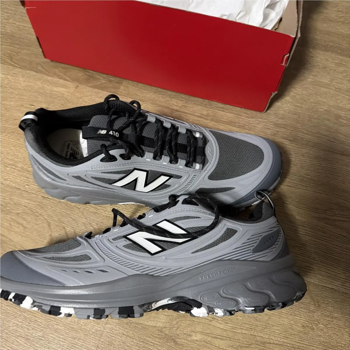 New Balance shoes - New Balance 410 - Grey/Camo (UPC: 0199063696098) 0