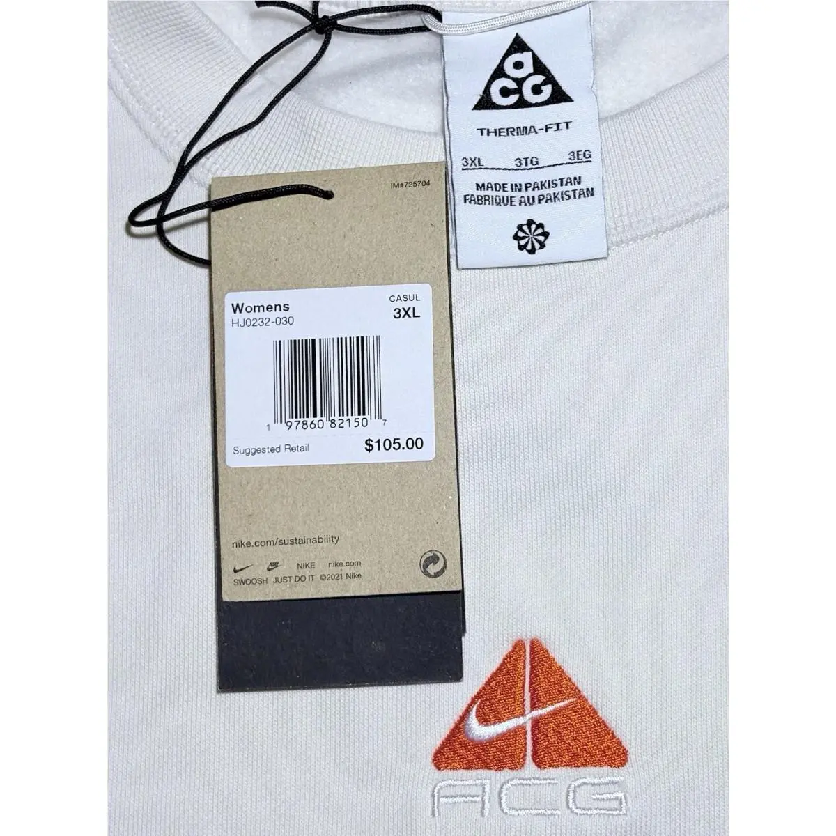 Nike clothing - HJ0232-030 - HJ0232-030 - Sail/Phantom 41
