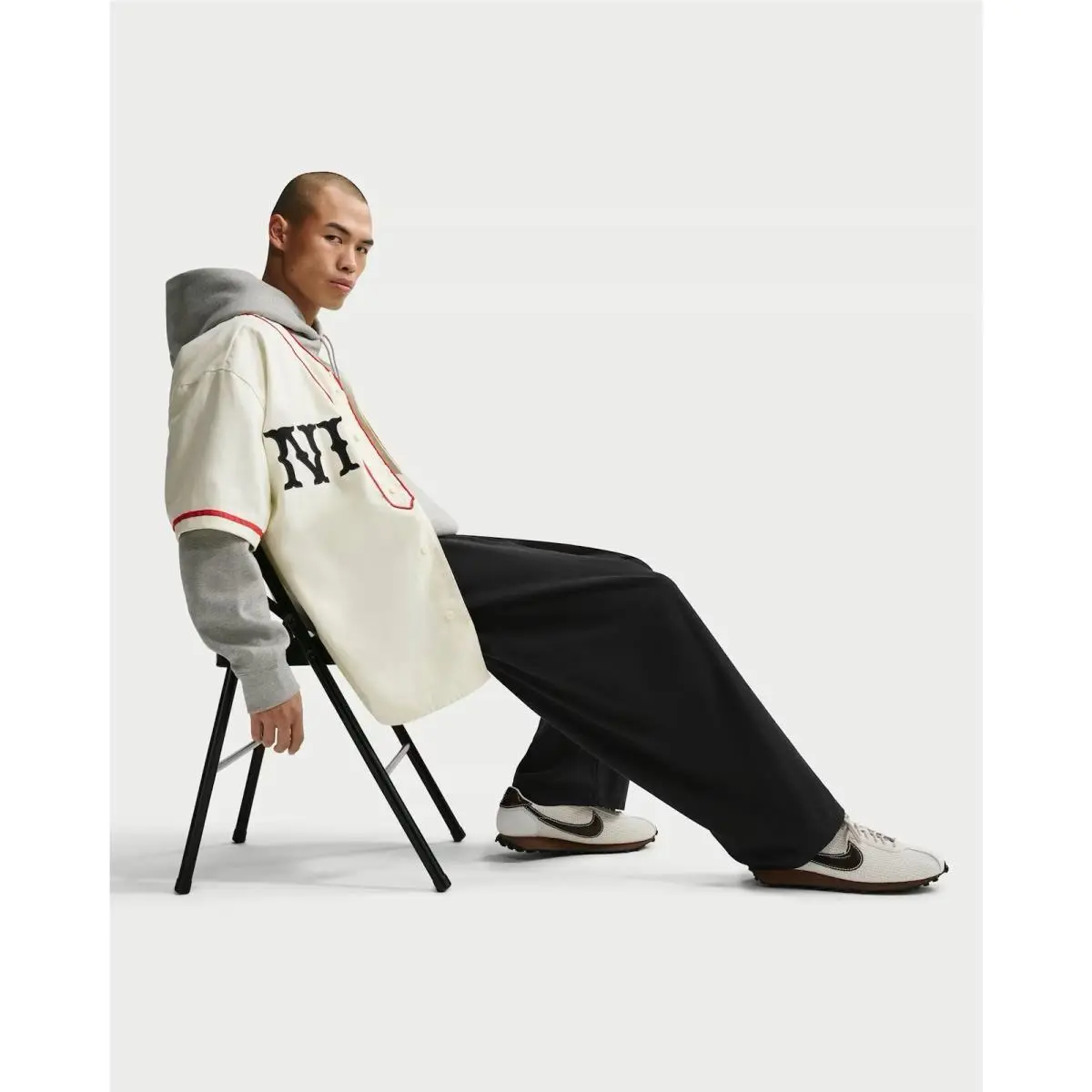 Nike clothing - Nike Life Wide-Leg Pants - Life Pants - II0519-010 - Black 18