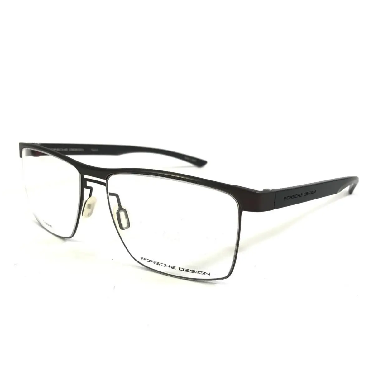 Design Eyeglasses Frame P8289 C Black Brown Full Rim Titanium 57-16-140 by Porsche