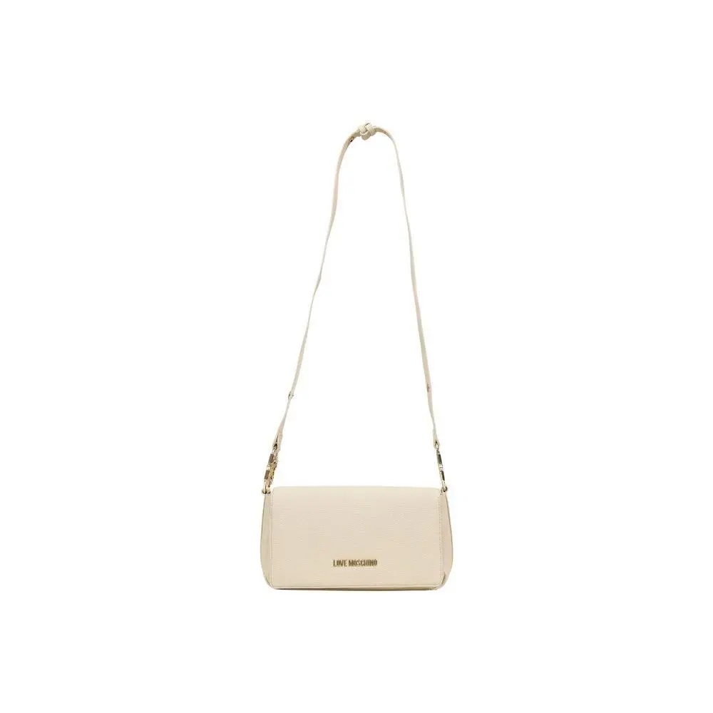 Love Moschino Beige Polyethylene Handbag - LOMO-18790501504