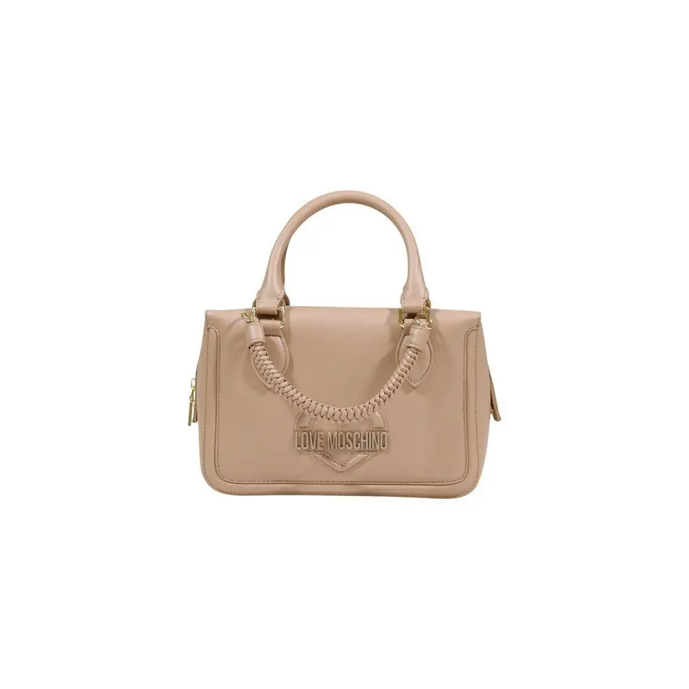 Love Moschino Beige Polyethylene Handbag - LOMO-18792100127
