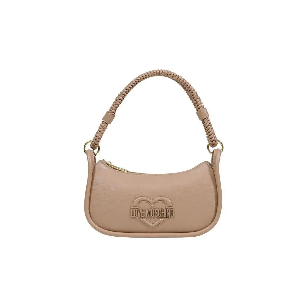 Love Moschino Beige Polyethylene Handbag