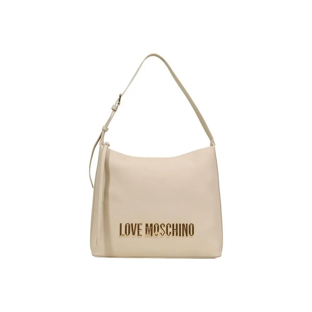 Love Moschino Beige Polyethylene Handbag - LOMO-19043101504