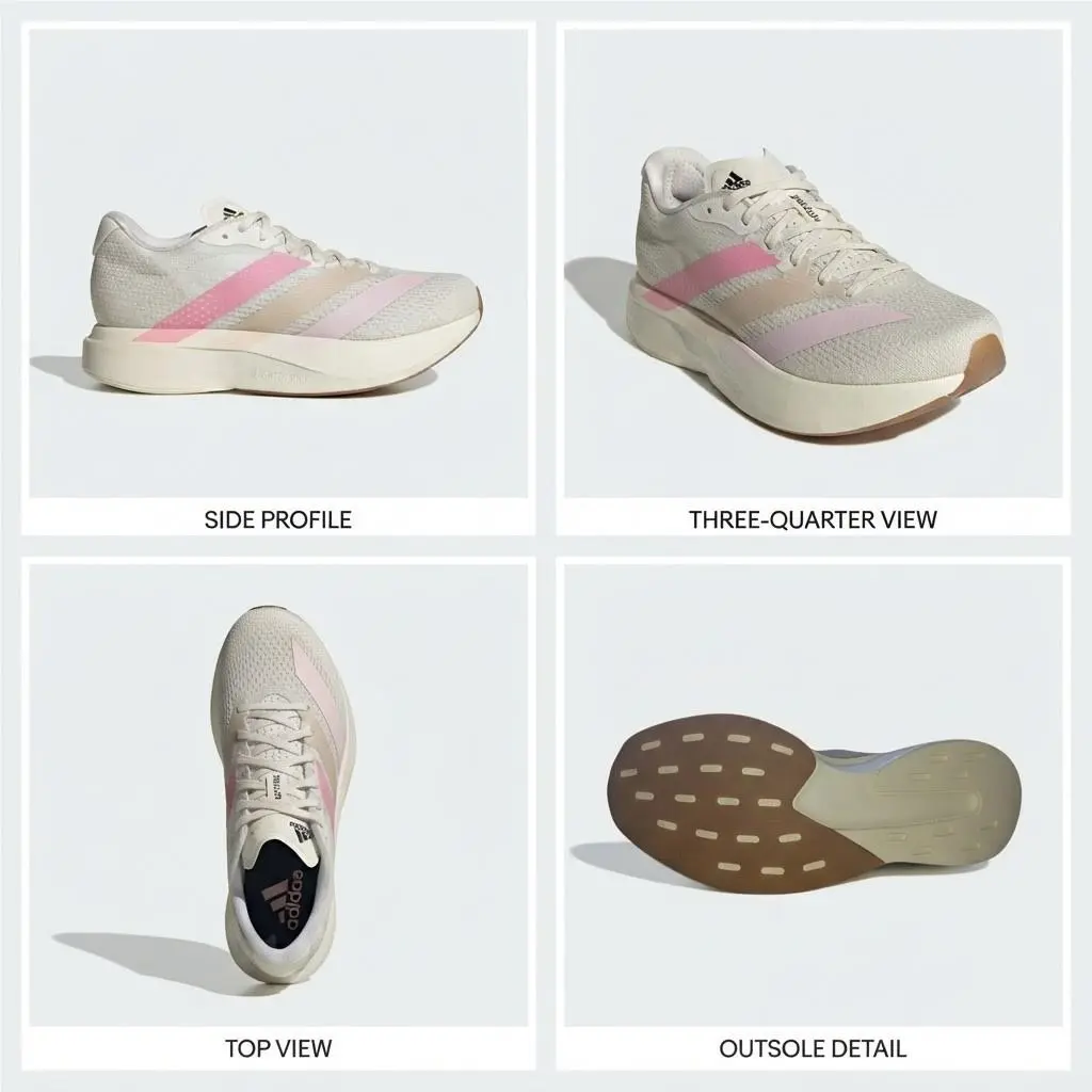 Adidas shoes - adidas Adizero - Adizero - GREY/BLISS PINK/CRE WHITE 7