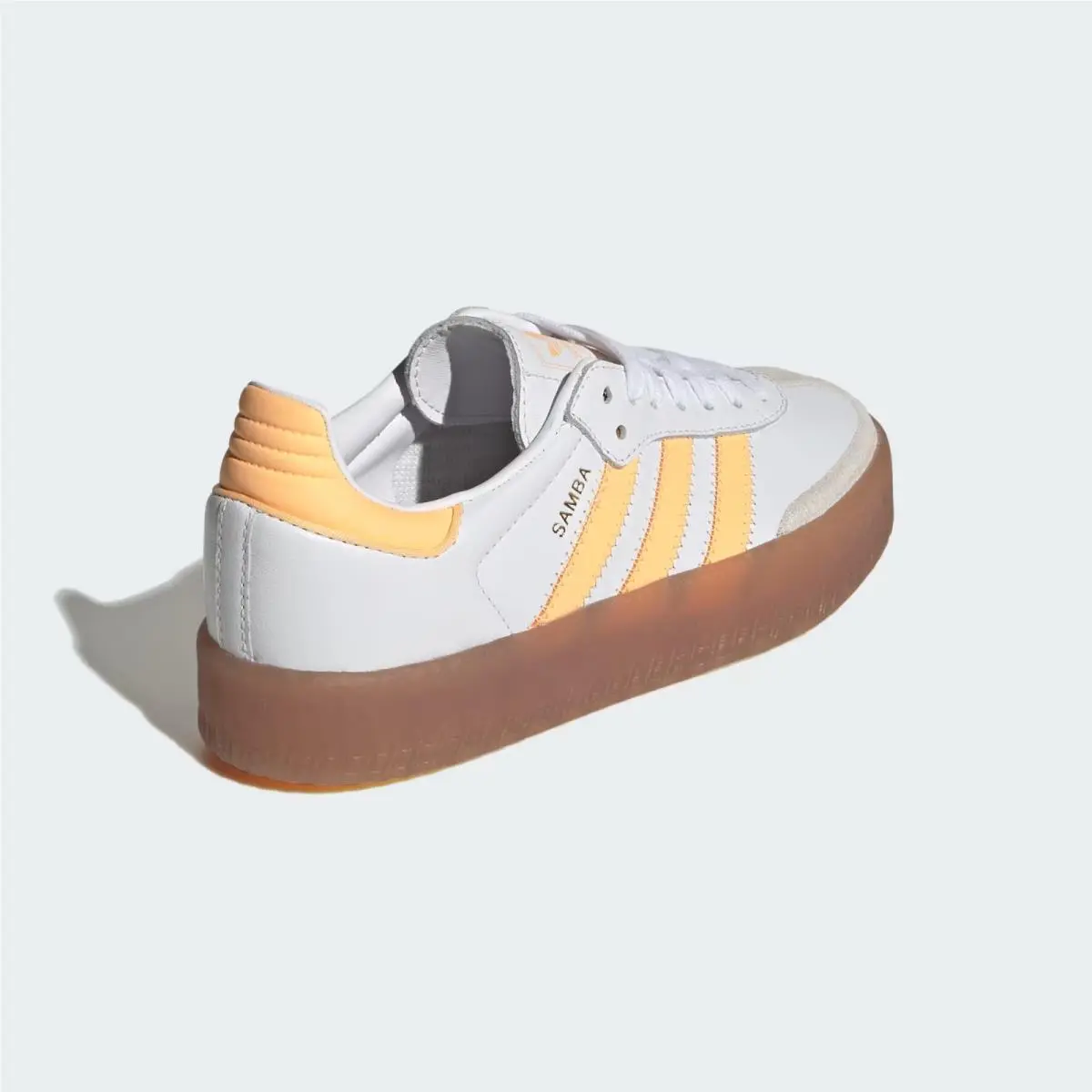 Adidas shoes - ADIDAS SAMBAE - SAMBAE - Cloud White / Acid Orange / Gold Metallic 5