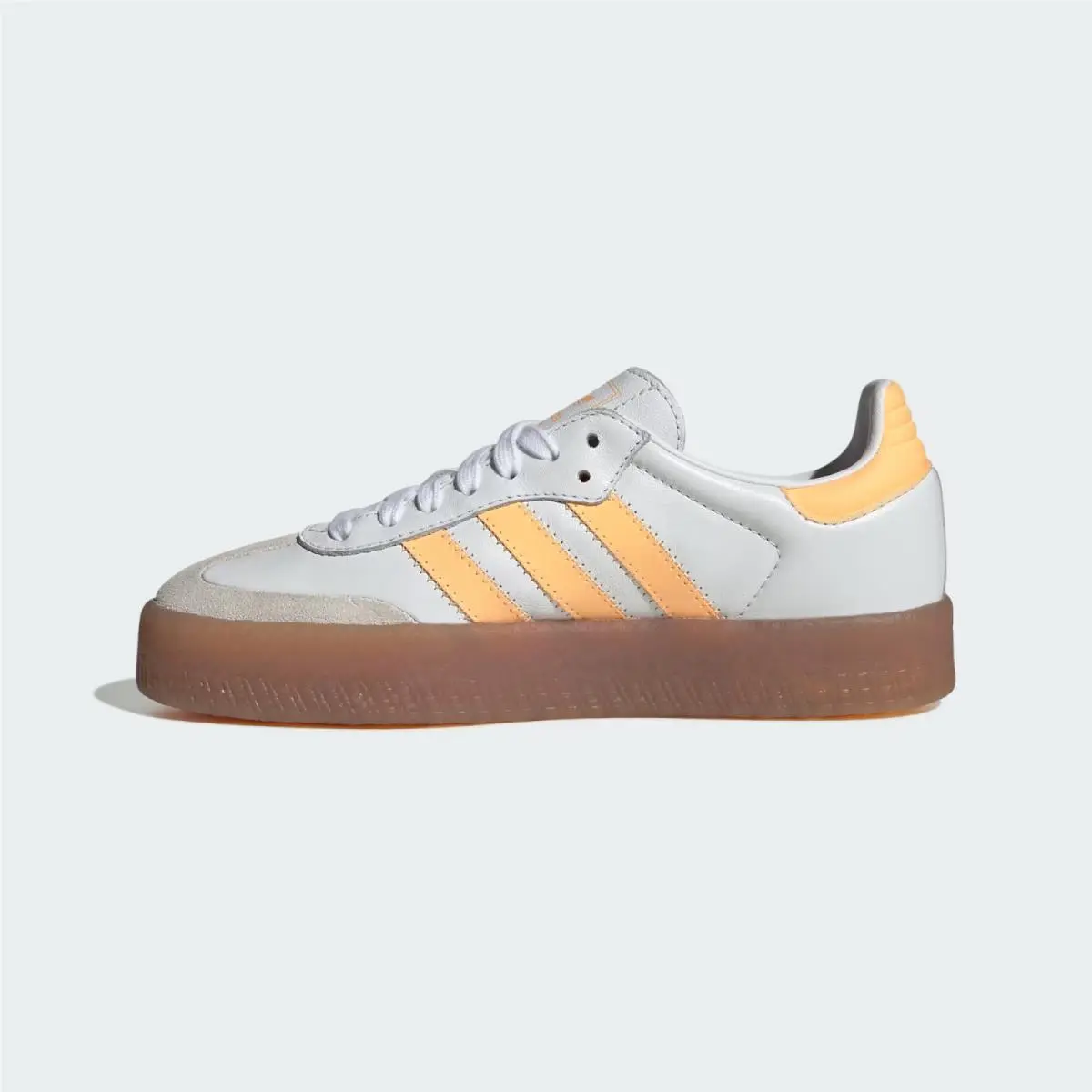 Adidas shoes - ADIDAS SAMBAE - SAMBAE - Cloud White / Acid Orange / Gold Metallic 6
