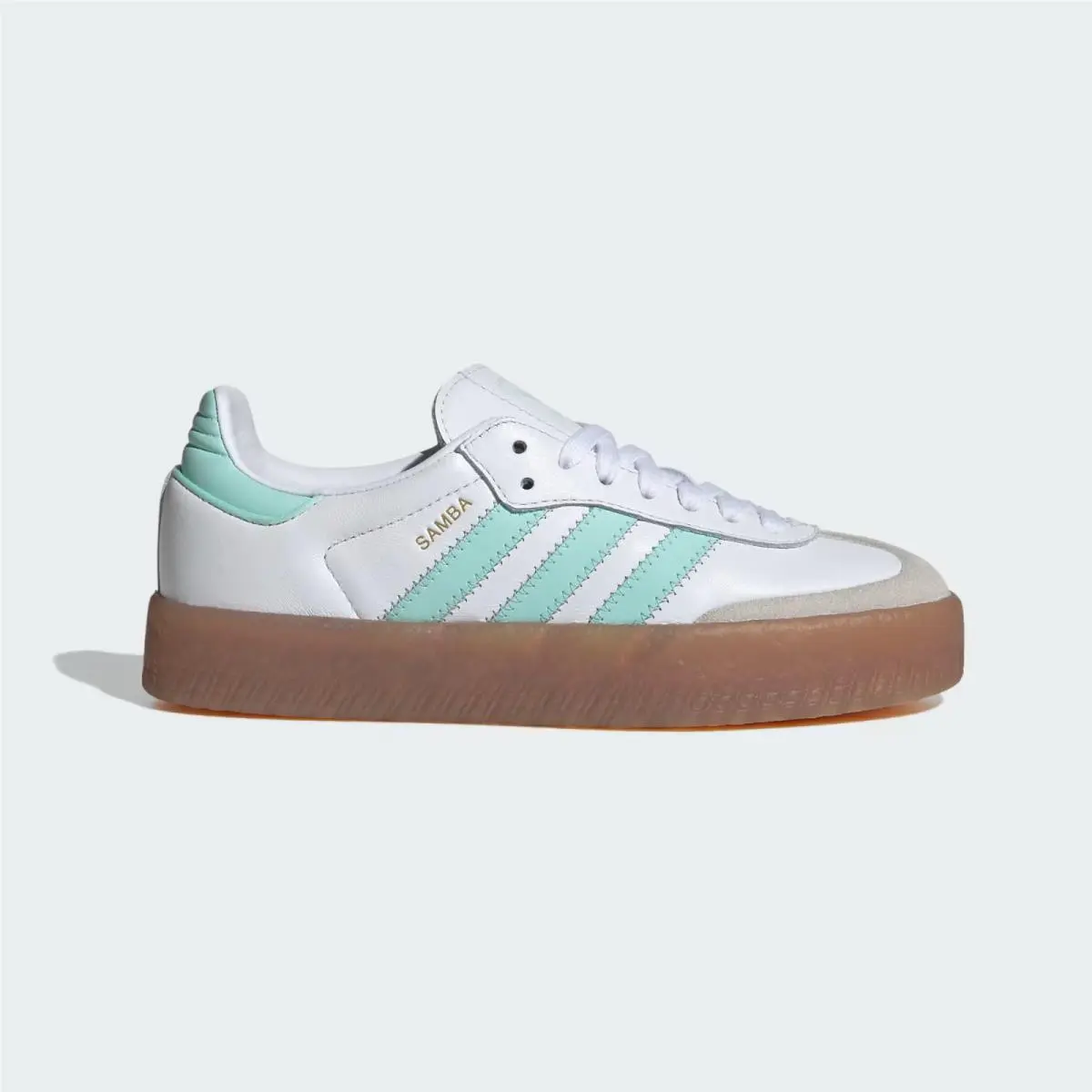 Adidas shoes - ADIDAS SAMBAE - SAMBAE - Cloud White / Acid Orange / Gold Metallic 21