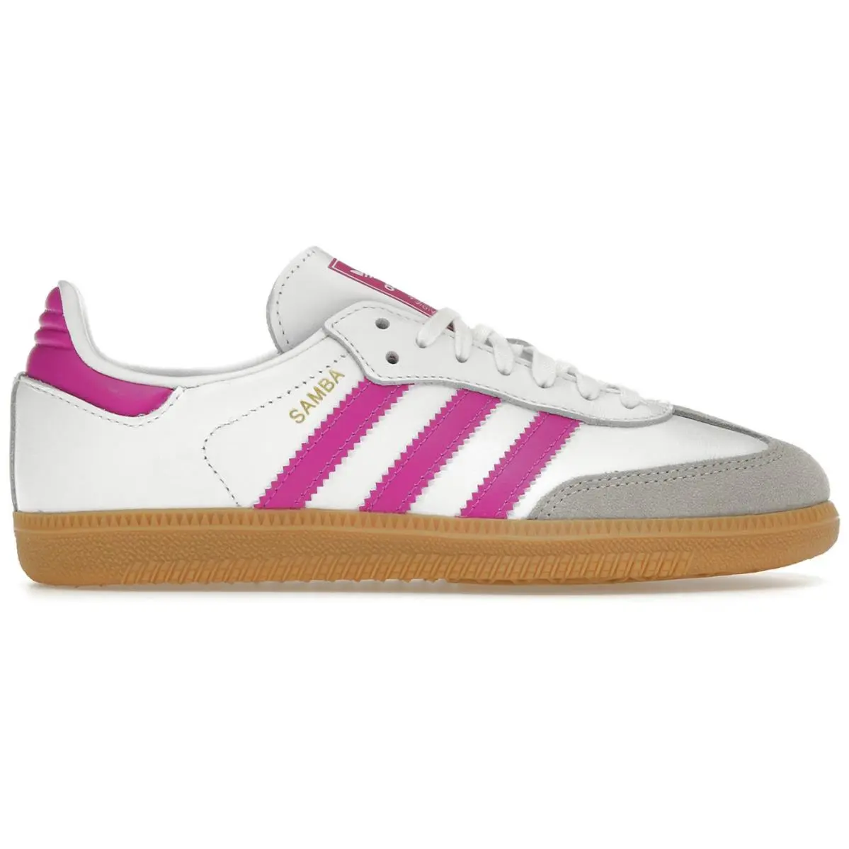 Samba OG Footwear White Purple Kids by Adidas