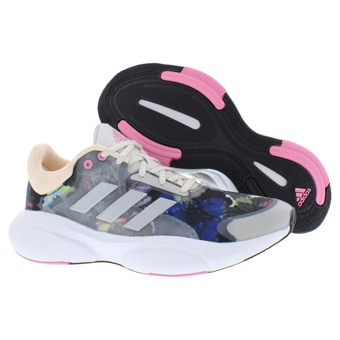 Adidas shoes - Grey One/Silver Metallic/Bliss Pink, Main: Multi-Colored 3