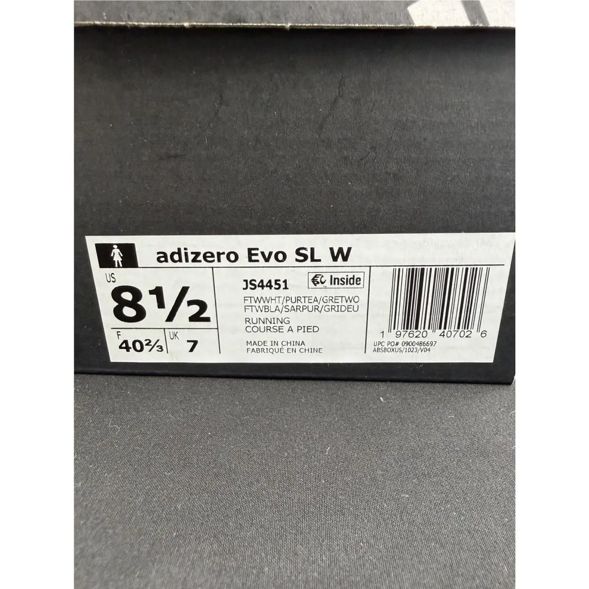 Adidas shoes - adidas Adizero Evo SL - Adizero Evo - JS4451 - White 6