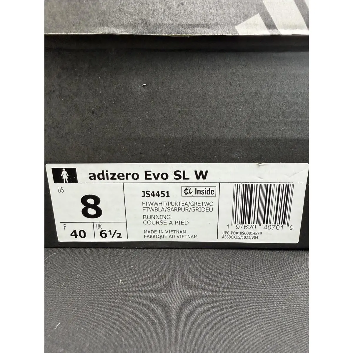 Adidas shoes - adidas Adizero Evo SL - Adizero Evo - JS4451 - White 5